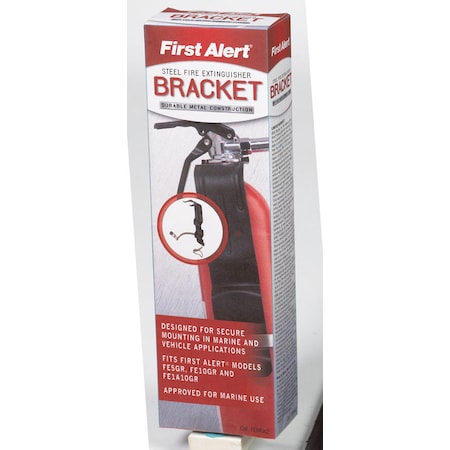 First Alert First Alert Black Steel Fire Extinguisher Bracket 3.63 in. L 2.5 lb BRACKET2